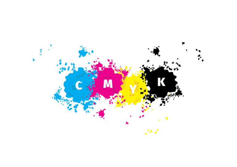 CMYKのイラスト